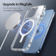 Balti metaliniai žiedai telefonui "ESR Halolock Magsafe Universal Magnetic Ring 2-Pack"