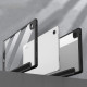 Juodas atverčiamas dėklas Samsung Galaxy Tab A8 10.5 X200 / X205 planšetei "Tech-Protect Smartcase Hybrid"