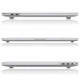 Skaidrus dėklas Apple MacBook Pro 13 2016-2022 kompiuteriui "Tech-Protect Smartshell"