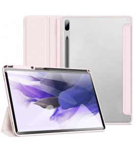 Rožinis atverčiamas dėklas Samsung Galaxy Tab S7 FE / S7 Plus / S8 Plus planšetei "Dux Ducis Toby"