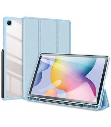 Mėlynas atverčiamas dėklas Samsung Galaxy Tab S6 Lite 10.4 P610 / P615 planšetei "Dux Ducis Toby"