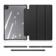 Juodas atverčiamas dėklas Samsung Galaxy Tab A8 10.5 X200 / X205 planšetei "Dux Ducis Toby"