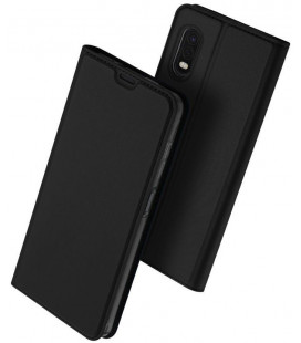 Juodas atverčiamas dėklas Samsung Galaxy Xcover Pro telefonui "Dux Ducis Skin Pro"