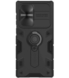 Juodas dėklas Samsung Galaxy S22 Ultra telefonui "Nillkin CamShield Armor Hard"