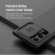 Juodas dėklas Samsung Galaxy S22 Ultra telefonui "Nillkin CamShield Silky Silicone"