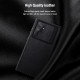 Odinis juodas atverčiamas dėklas Samsung Galaxy S22 Ultra telefonui "Nillkin Qin Book Pro"