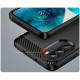 Juodas dėklas Motorola Moto G52 / G82 5G telefonui "Tech-Protect TPUCarbon"