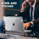 Skaidrus dėklas Apple MacBook Pro 16 M1 / M2 / M3 2021-2023 kompiuteriui "Supcase Unicorn Beetle Clear"