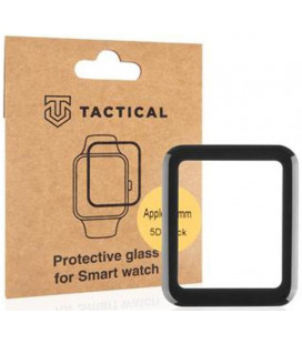 Juodas apsauginis grūdintas stiklas Apple Watch 7 45mm telefonui "Tactical Glass Shield 5D"