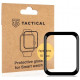 Juodas apsauginis grūdintas stiklas Apple Watch 4 / 5 / 6 / SE 44mm telefonui "Tactical Glass Shield 5D"