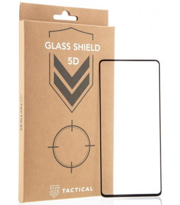 Juodas apsauginis grūdintas stiklas Samsung Galaxy A51 telefonui "Tactical Glass Shield 5D"