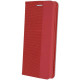 Raudonas atverčiamas dėklas Samsung Galaxy A13 5G / A04s telefonui "Smart Senso"