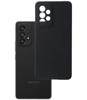 Matinis juodas dėklas Samsung Galaxy A53 5G telefonui "3mk Matt Case"