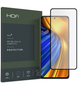 Juodas apsauginis grūdintas stiklas Xiaomi Poco F4 5G telefonui "HOFI Glass Pro+"