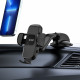 Juodas automobilinis telefono laikiklis "Tech-Protect V3 Dashboard"