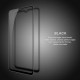 Juodas apsauginis grūdintas stiklas Xiaomi Redmi 10C / 12C / Poco C40 telefonui "Nillkin Amazing 2.5D CP+ Pro"