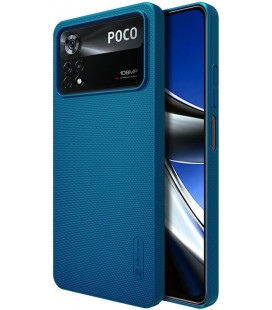 Mėlynas dėklas Xiaomi Poco X4 Pro 5G telefonui "Nillkin Super Frosted"