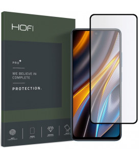 Juodas apsauginis grūdintas stiklas Xiaomi Poco X4 GT telefonui "HOFI Glass Pro+"