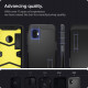 Juodas dėklas Samsung Galaxy Xcover 6 Pro telefonui "Spigen Tough Armor"