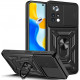 Juodas dėklas Xiaomi Poco M4 Pro 4G telefonui "Tech-Protect Camshield Pro"