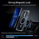 Juodas automobilinis telefonų laikiklis "ESR Halolock Cryoboost Magnetic Magsafe"