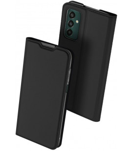 Juodas atverčiamas dėklas Samsung Galaxy M13 telefonui "Dux Ducis Skin Pro"
