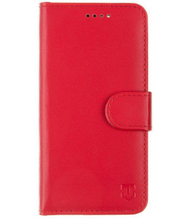 Raudonas atverčiamas dėklas Xiaomi Redmi 10C telefonui "Tactical Field Notes"