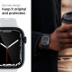 Apsauginės ekrano plėvelės Apple Watch  6 / 7 / 8 / 9 / SE 1 / 2 / 3 (44 / 45 mm) "Spigen Neo Flex HD 3-Pack"