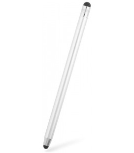 Sidabrinės spalvos pieštukas - Stylus telefonui/planšetei/kompiuteriui "Tech-Protect Touch Stylus Pen"