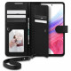 Juodas dėklas Samsung Galaxy A53 5G telefonui "Spigen Wallet S Plus"