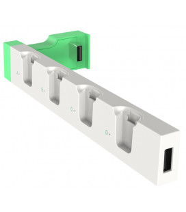 Balta / žalia pakrovimo stotelė N-Switch + Joy-con kompiuteriui "iPega 9186A"