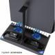 Juodas krovimo ir aušinimo stovas PS5 / PS4 kompiuteriui "iPega P4009"