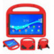 Dėklas Shockproof Kids Samsung X200/X205 Tab A8 10.5 2021 raudonas