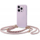 Violetinis dėklas su dirželiu Apple iPhone 13 Pro telefonui "Tech-Protect Icon Chain"