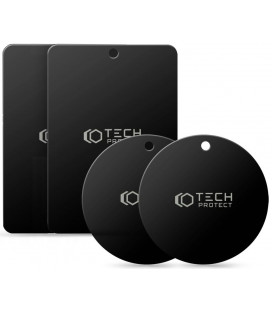 Metalinės plokštelės magnetiniams automobiliniams telefonų laikikliams "Tech-Protect Metalplate 4-Pack"