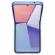 Mėlynas dėklas Samsung Galaxy Flip 4 telefonui "Spigen Airskin"