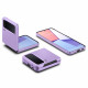Purpurinis dėklas Samsung Galaxy Flip 4 telefonui "Spigen Airskin"