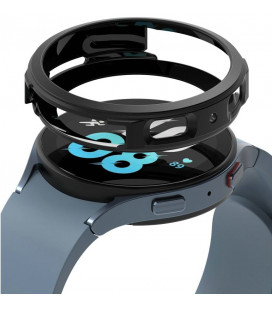 Juodas apsauginis dėklas Samsung Galaxy Watch 5 44mm laikrodžiui "Ringke Air"