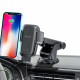Juodas automobilinis telefono laikiklis su 15w belaidžio krovimo funkcija "Tech-Protect X05 Dashboard"