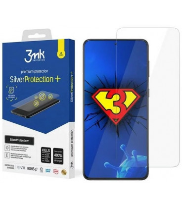 Apsauginė plėvelė Samsung Galaxy S21 Ultra telefonui "3MK Silver Protection+"