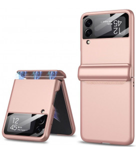 Rausvai auksinės spalvos dėklas Samsung Galaxy Flip 4 telefonui "Tech-Protect Icon"