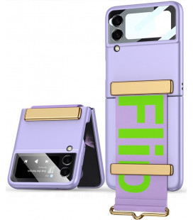 Violetinis dėklas Samsung Galaxy Flip 4 telefonui "Tech-Protect Icon Belt"