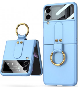 Mėlynas dėklas Samsung Galaxy Flip 4 telefonui "Tech-Protect Icon Ring"