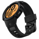Juodas dėklas Samsung Galaxy Watch 4 / 5 (44mm) laikrodžiui "Spigen Rugged Armor PRO"