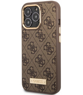 Rudas dėklas Apple iPhone 13 Pro Max telefonui "Guess PU 4G MagSafe Compatible Case"
