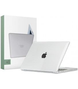 Skaidrus dėklas Apple MacBook Air 13 M2 / M3 / M4 / 2023-2025 kompiuteriui "Tech-Protect Smartshell"