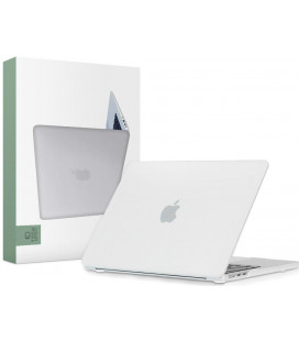Matinis skaidrus dėklas Apple MacBook Air 13 M2 / M3 / M4 / 2023-2025 kompiuteriui "Tech-Protect Smartshell"