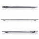 Matinis juodas dėklas Apple MacBook Air 13 M2-M5 2023-2026 kompiuteriui "Tech-Protect Smartshell"