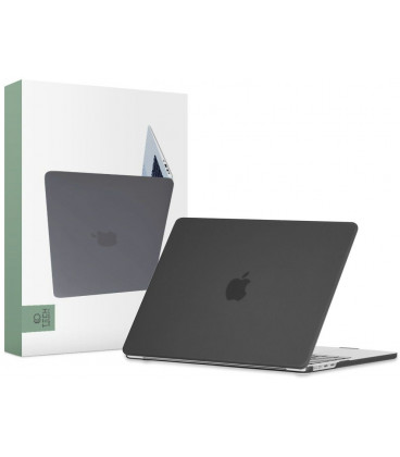 Matinis juodas dėklas Apple MacBook Air 13 M2-M5 2023-2026 kompiuteriui "Tech-Protect Smartshell"