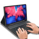 Juodas atverčiamas dėklas + klaviatūra Lenovo Tab M10 Plus 10.6 3rd Gen planšetei "Tech-Protect SC Pen + Keyboard"